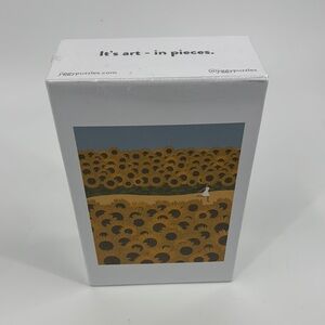 Jiggy Sunflower Field Art Print